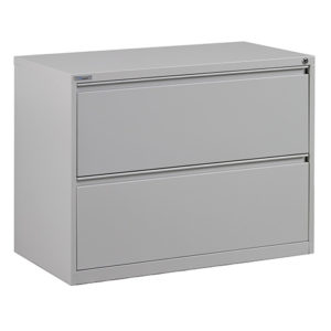 2 Drawer Lateral File With Core-removeable Lock & Adjustable Glides